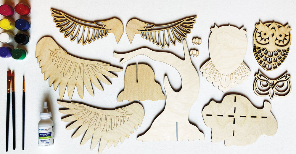 Flying Owl Wood Only image 1
