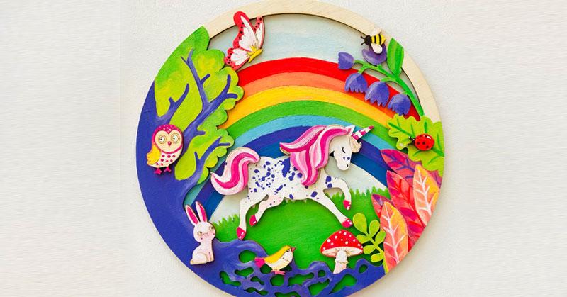 Jumbo Unicorn Rainbow image 0