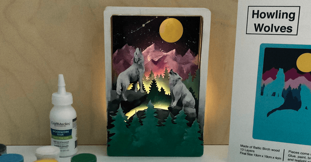 Howling Wolves Wood Only image 1