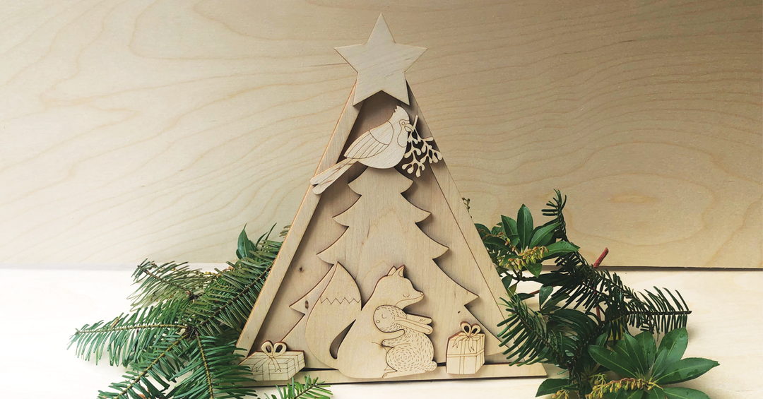 Christmas Tree Wood Only image 2