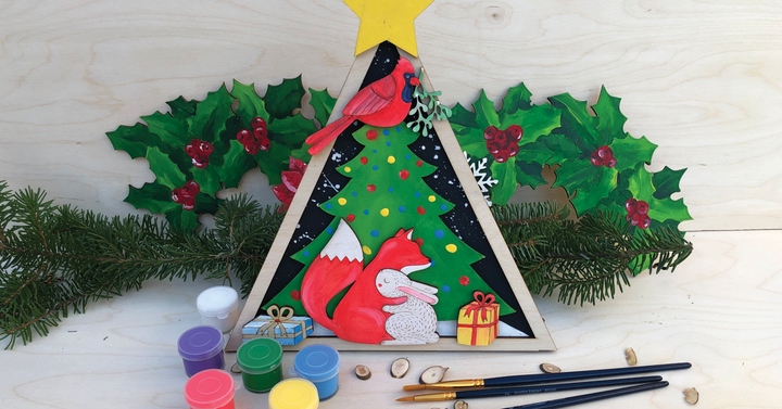 Christmas Tree Wood Only image 0
