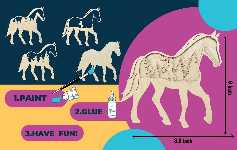 3D Horse image 1