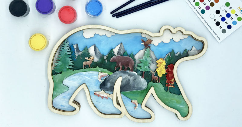 3D Bear Wood Only image 0