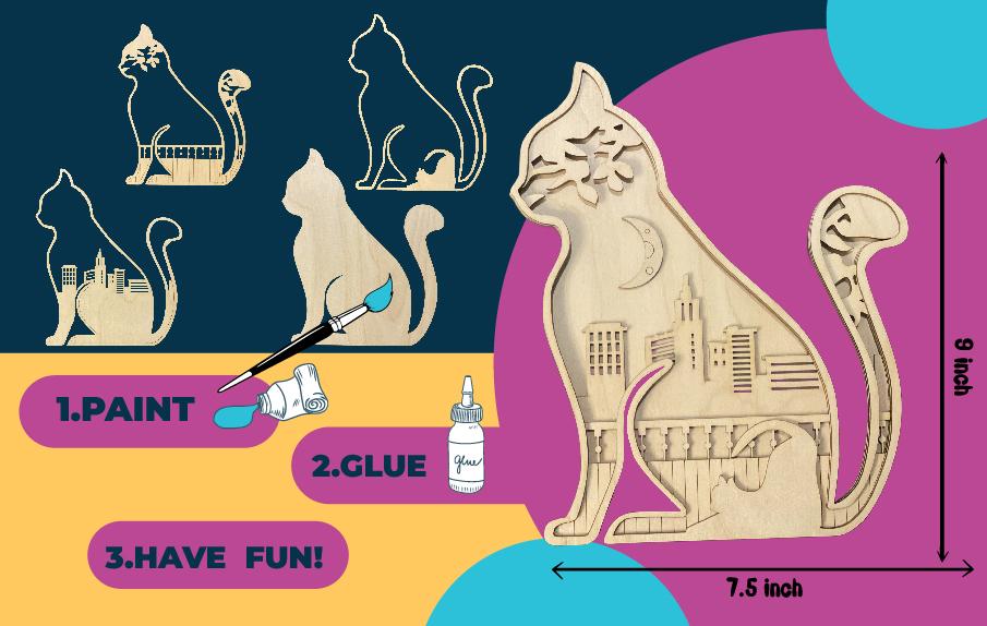 3D Cat image 1