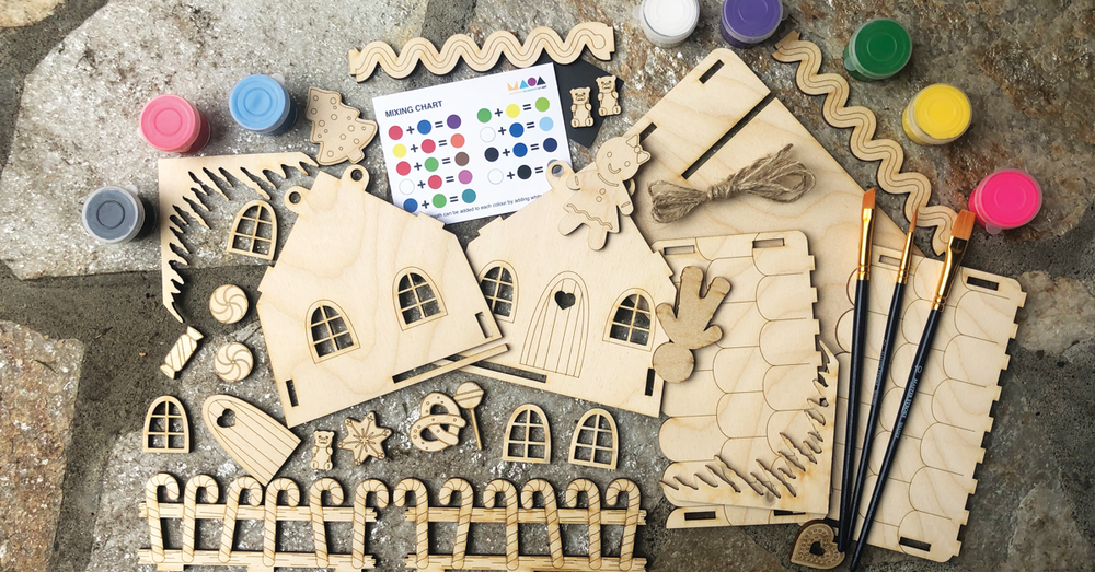 Gingerbread House Wood Only image 1
