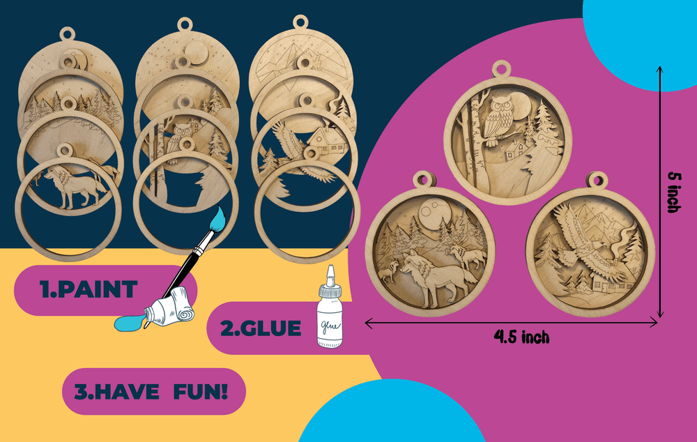 Woodland Ornaments image 1