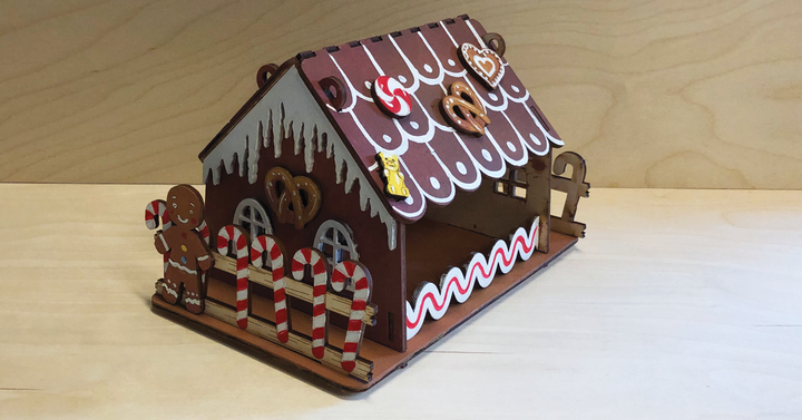 Gingerbread House Wood Only image 2