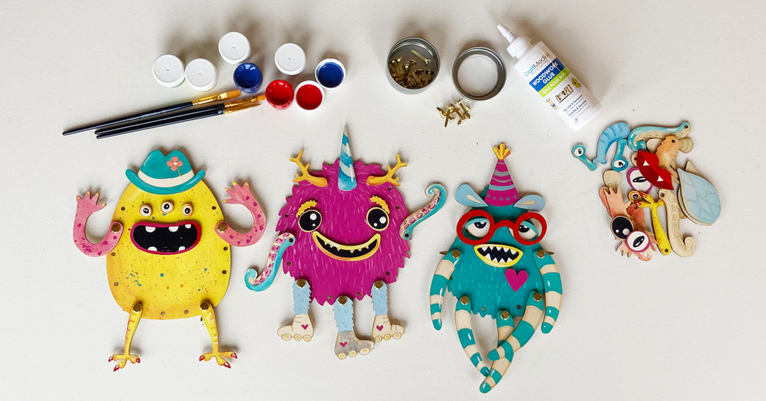 Mix & Match Monsters Wood Only image 0